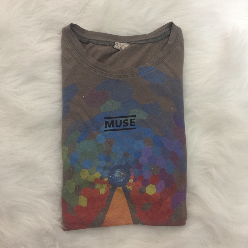 IA* Muse The Resistance tee shirt with tiny hols